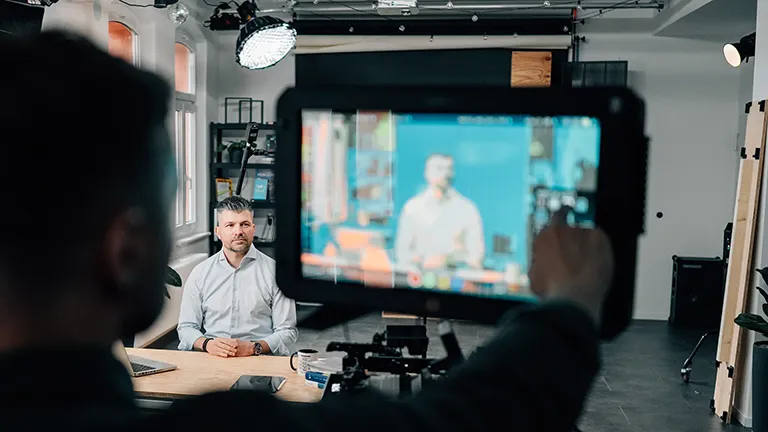 BTS eines Studioshootings im UPSPACE bei WRAPUP Agentur in Nürnberg