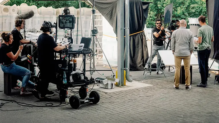 Kameratechnik und Interview-Setting bei WINNING Isoliertechnik für Imagefilm mit WRAPUP Crew