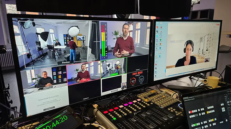 UPSPACE als Location für Livestream Produktionen